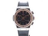 Hublot Classic Fusion 45MM Ref. 521.NO.1180.LR watch, two-tone (bi-colored) silver (case) and rose gold (bezel)