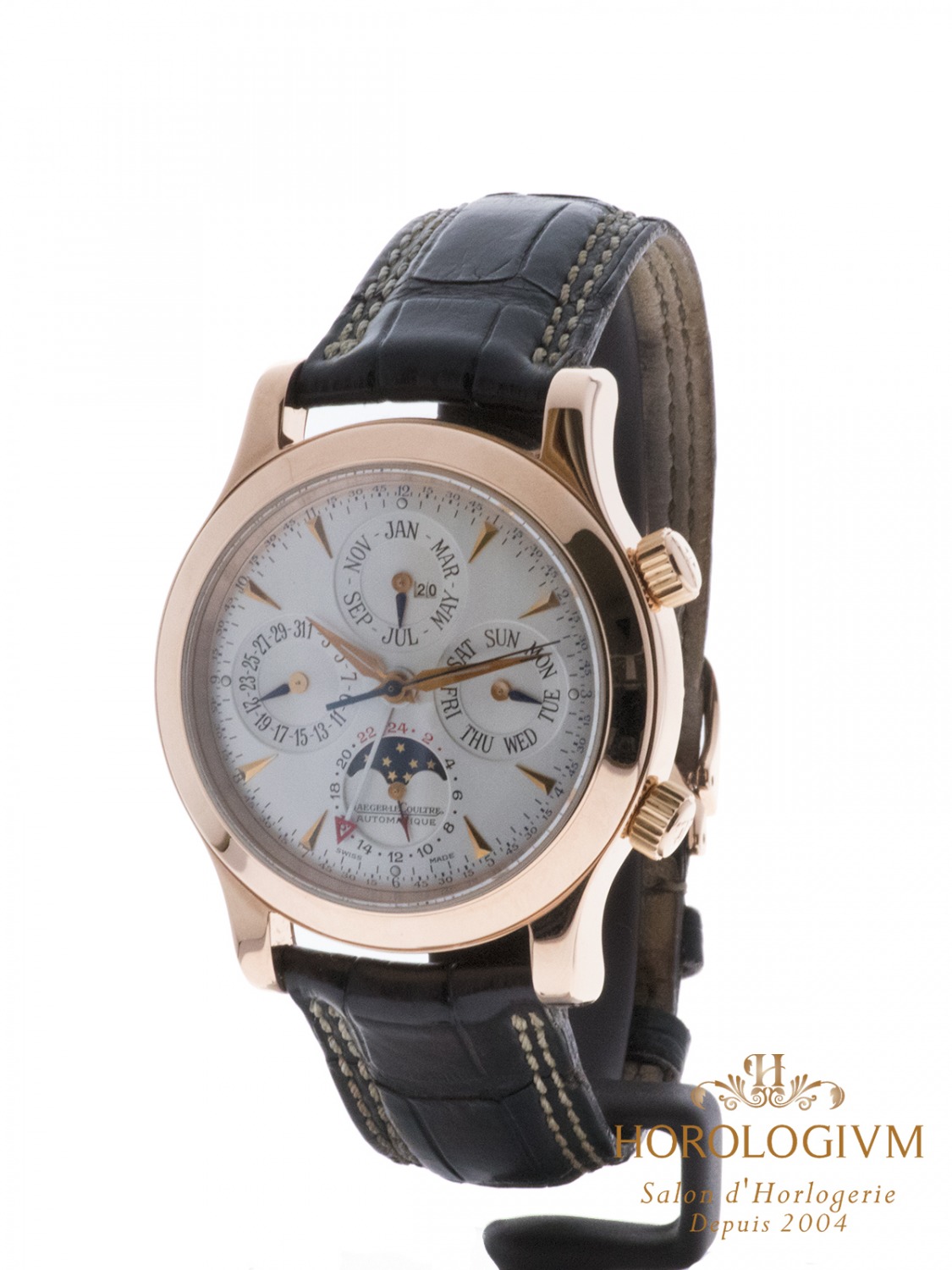 Jaeger-LeCoultre Master Grande Memovox Ref. 146.2.95 watch, rose gold