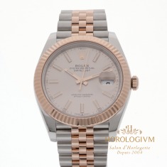 Rolex Datejust TWO TONE 41 MM Ref. 126331, watch, two-tone (bi-colored) silver & rose gold (case) and rose gold (bezel)