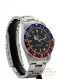 Rolex GMT-Master “PEPSI” (1984) REF. 16750, watch, silver (case) and silver & red + blue cerachrom / ceramic (bezel)