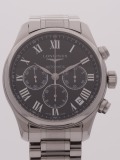 Longines Master Collection Chronograph watch, silver