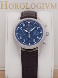 IWC Pilot Chronograph Day-Date watch, silver