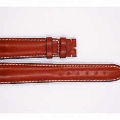 Leather Ulysse Nardin Strap, reddish brown