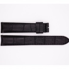 Leather Maurice Lacroix strap, matte black