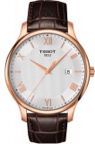 Tissot T-Classic Tradition T063.610.36.038.00 watch, rose gold