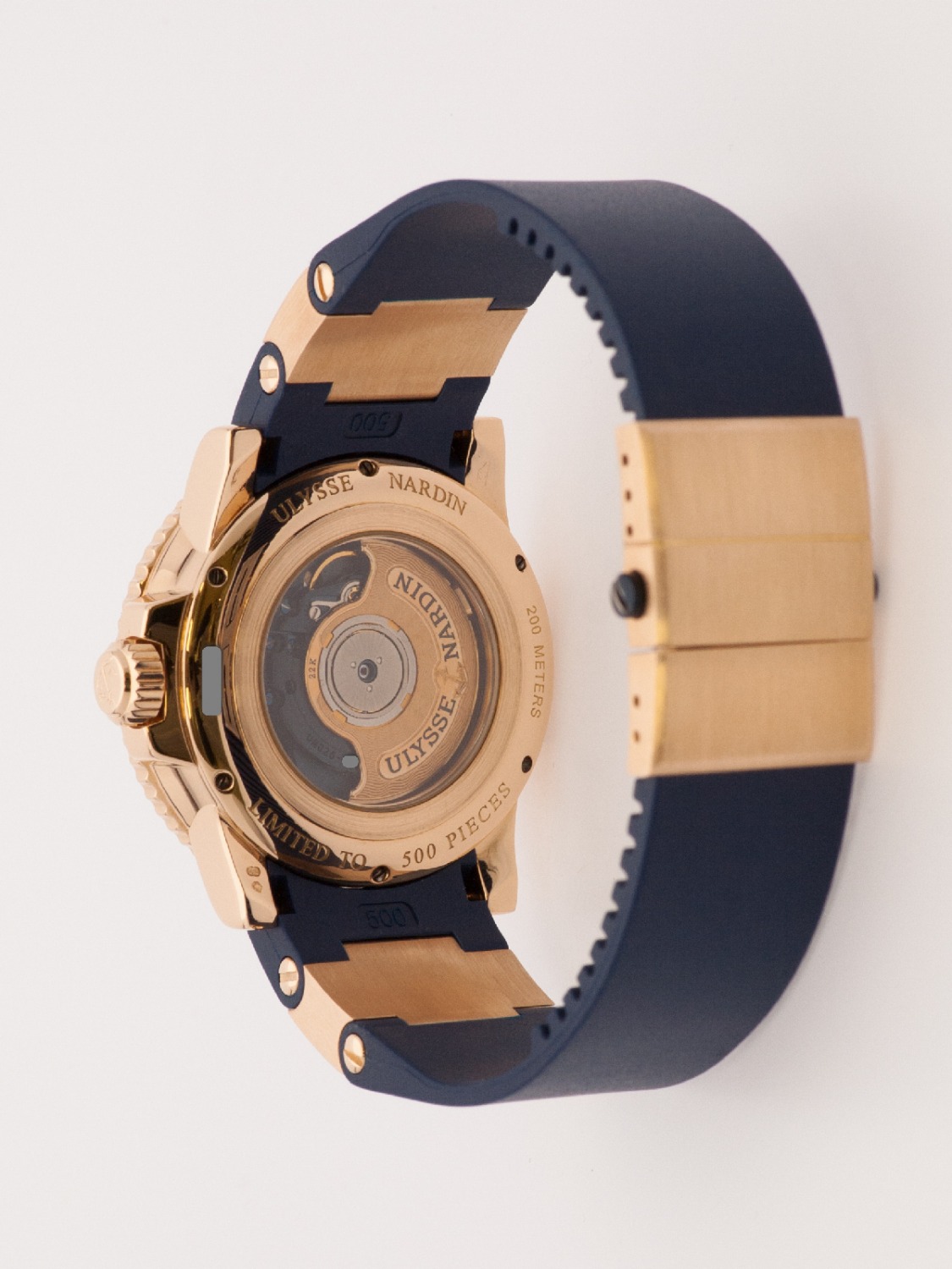 Ulysse Nardin Maxi Marine Diver Blue Surf Limited 500 pcs watch, rose gold