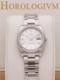 Rolex Oyster Perpetual Date Random Serial Silver Dial watch, silver
