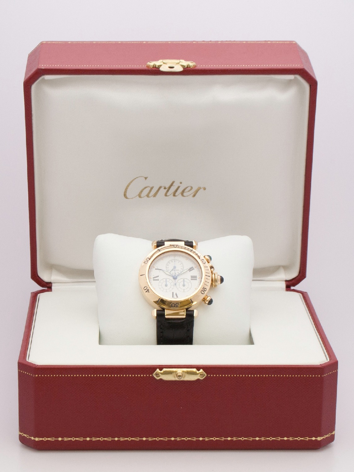 Cartier Pasha 35MM Chronograph Yellow Gold watch, yellow gold