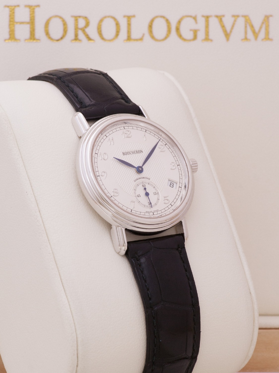 Boucheron Automatic Limited 140 pcs (1858-1998) watch, silver