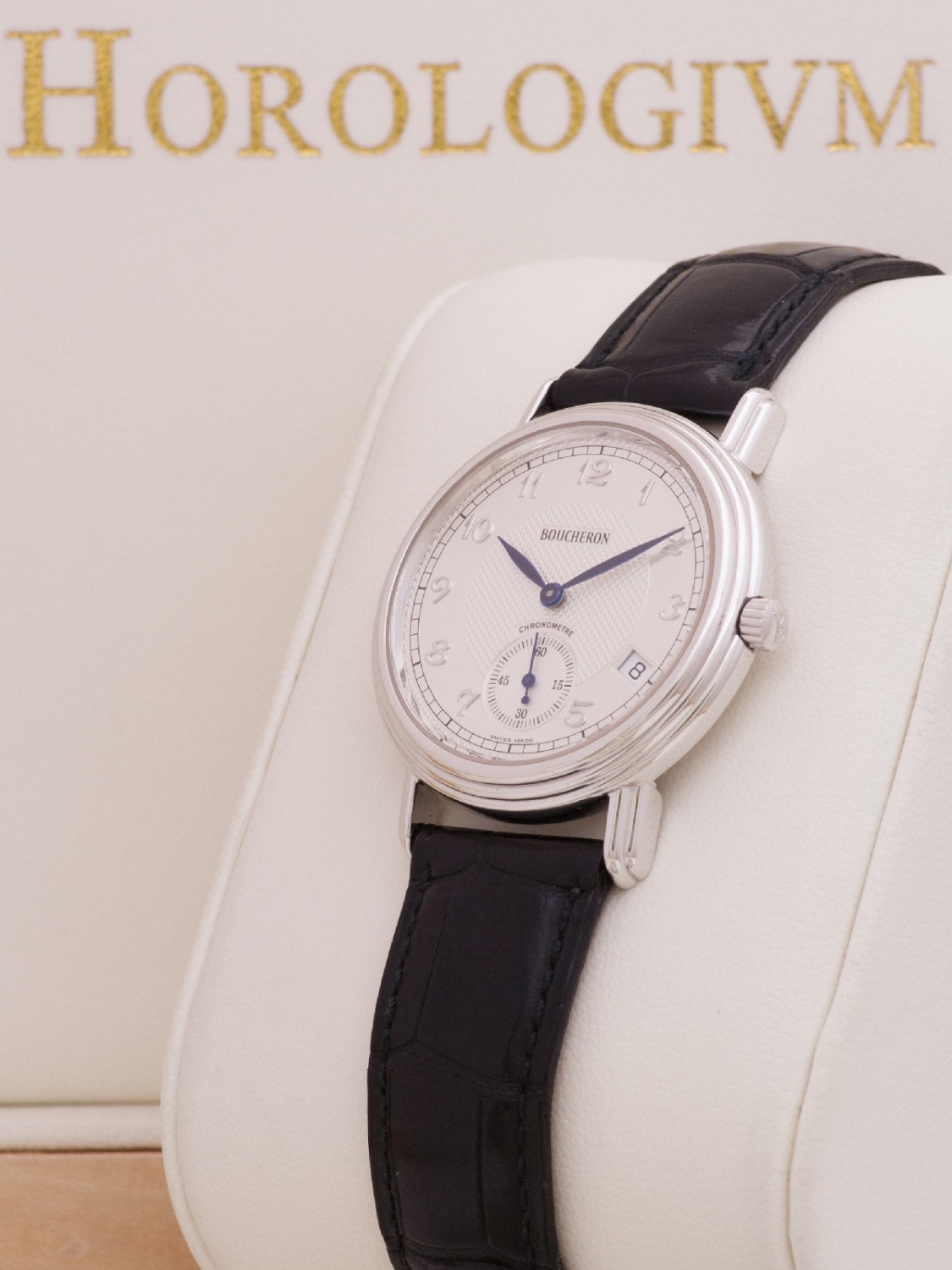 Boucheron Automatic Limited 140 pcs (1858-1998) watch, silver