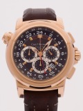Carl F. Bucherer Patravi TravelTec Chronograph GMT watch, rose gold