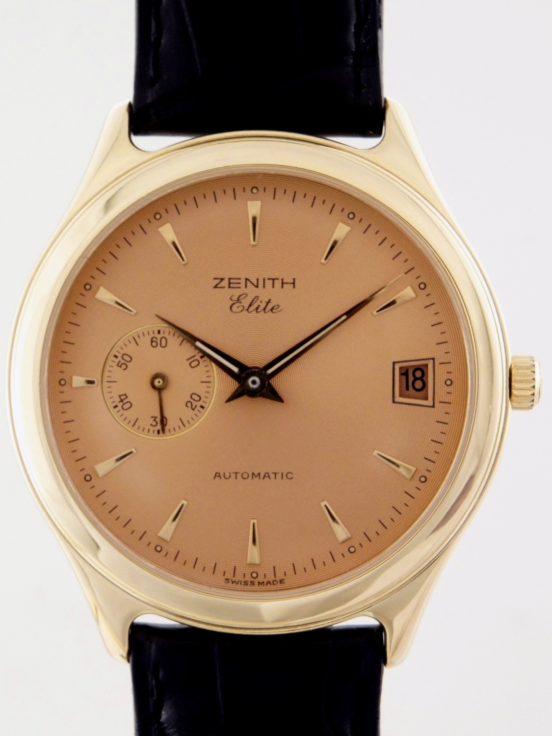 Zenith Elite Automatic watch, yellow gold