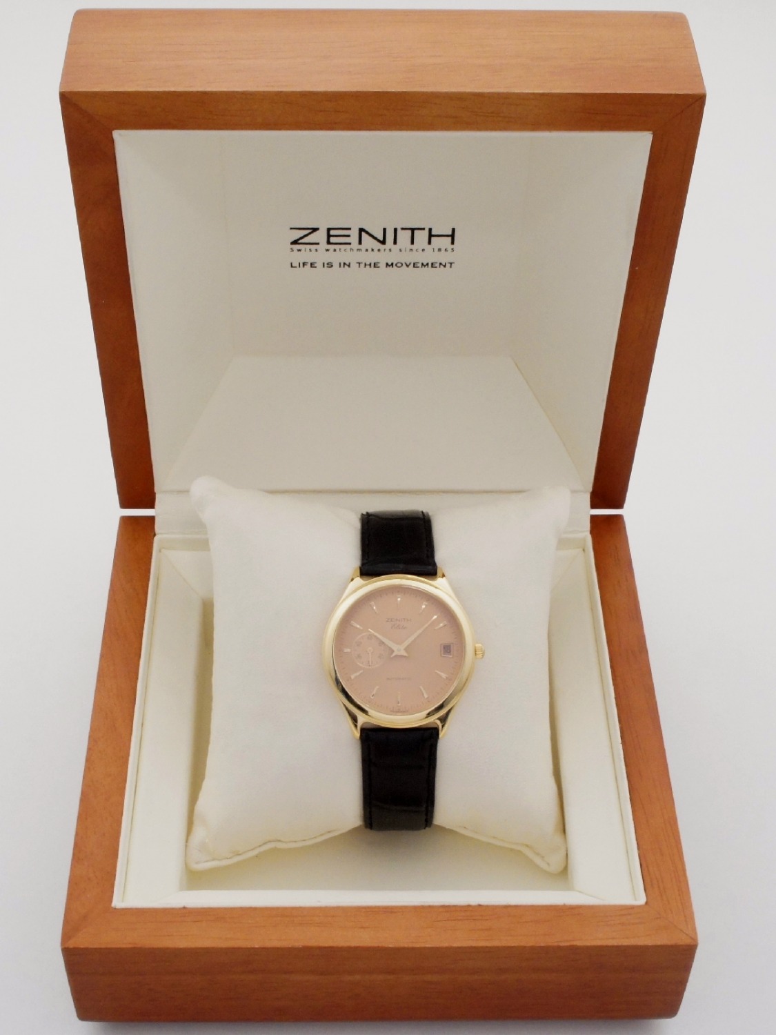 Zenith Elite Automatic watch, yellow gold