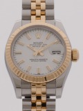 Rolex Datejust Two-Tone 26MM watch, two-tone (bi-colored) silver and yellow gold