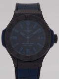 Hublot Big Bang King All Black Blue Limited watch, black
