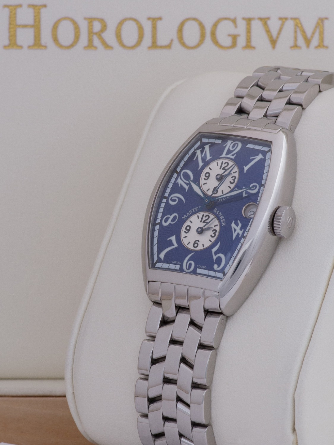 Franck Muller Master Banker Automatique watch, silver