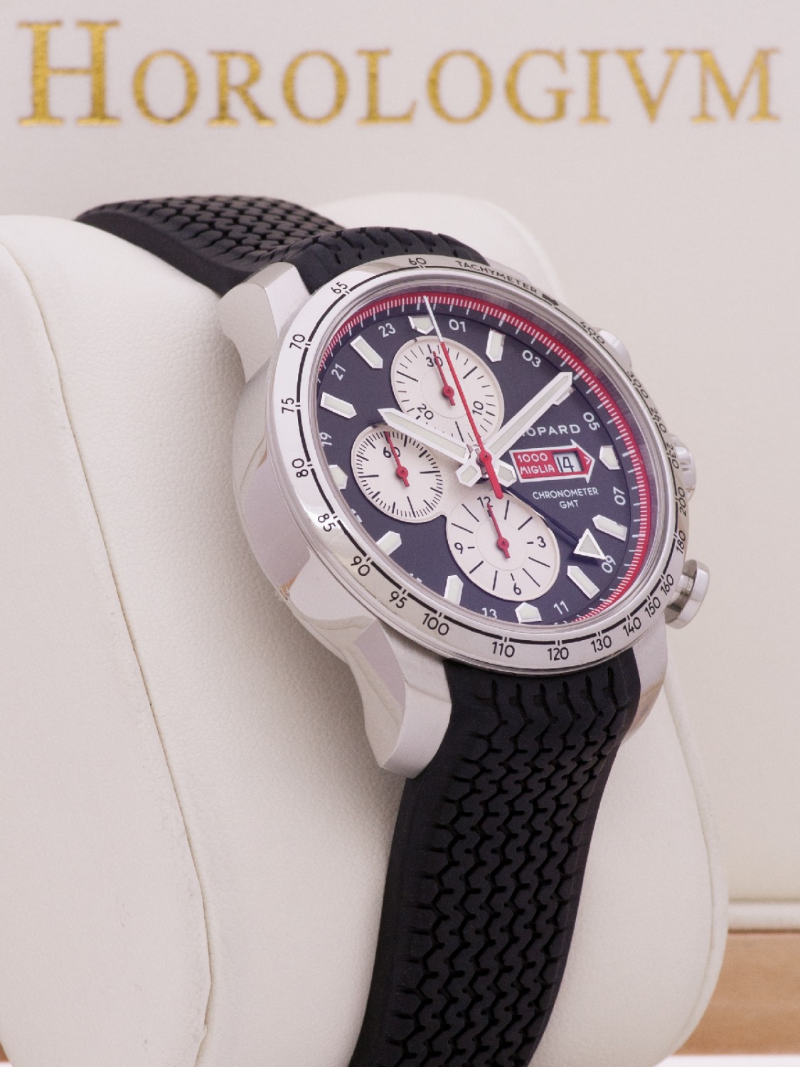 Chopard Mille Miglia Chronometer GMT Limited 2013 pcs. watch, silver