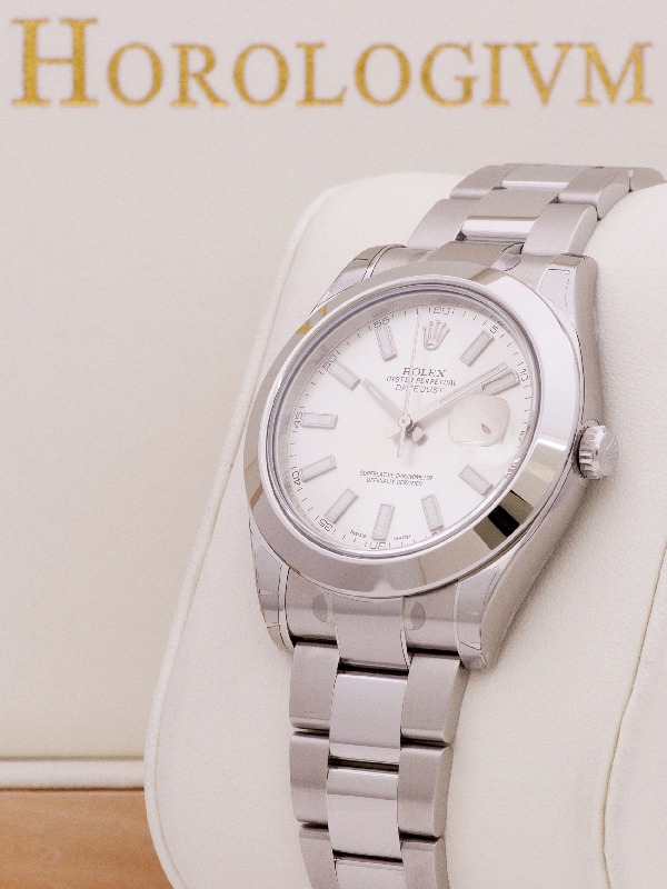 Rolex Datejust II “Silver Dial” watch, silver
