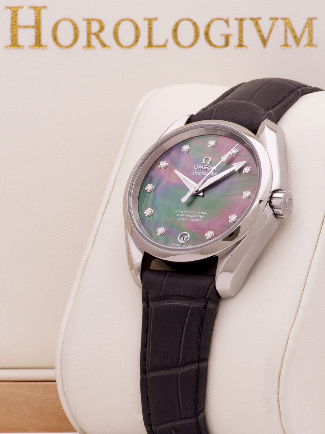 Omega Seamaster Aqua Terra Co-Axial Ladies 38 MM watch, silver