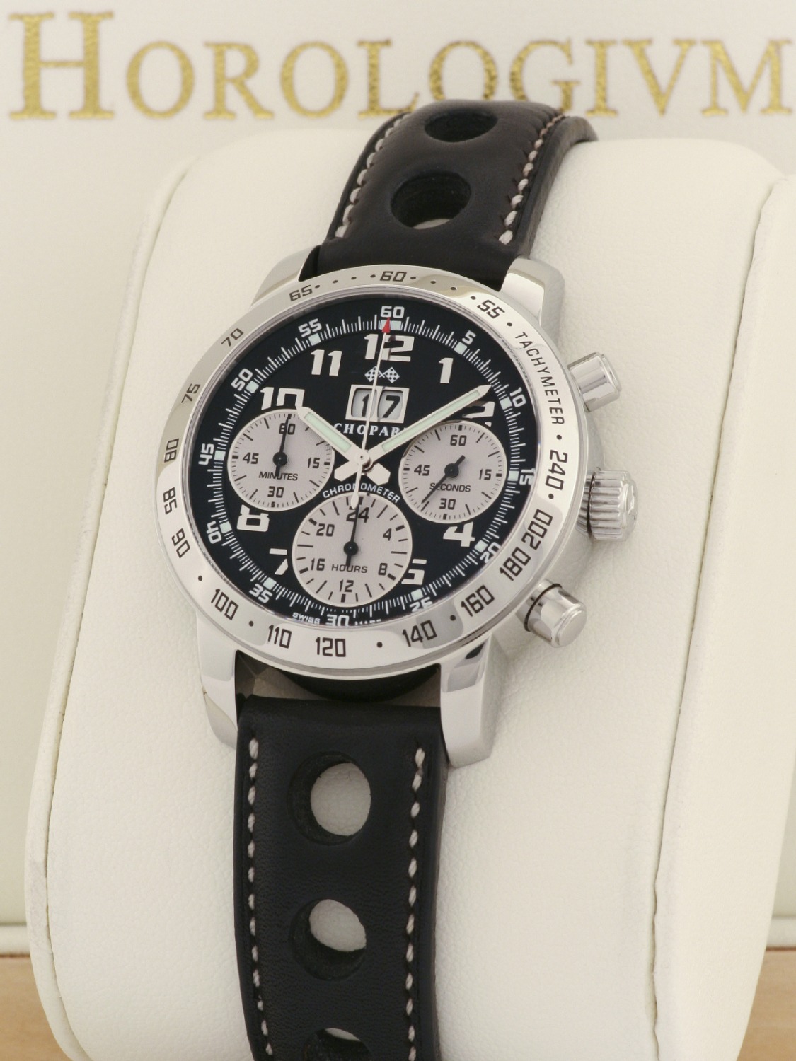 Chopard Mille Miglia Jacky Ickx Limited Edition 1000 Pcs watch, silver