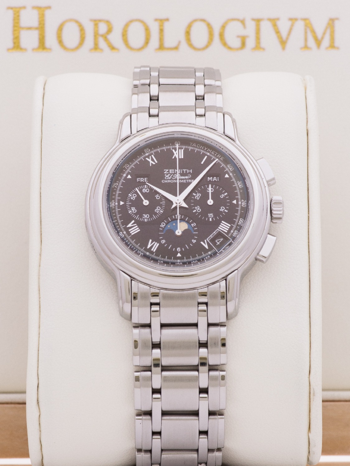 Zenith ChronoMaster T Moonphase 40 MM watch, silver