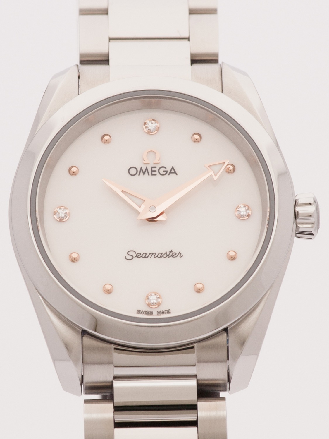 Omega Seamaster Aqua Terra 150M Quartz 28MM watch, silver