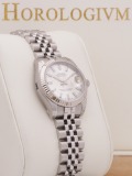 Rolex Datejust Grey Dial Fluted Bezel 31MM watch, silver