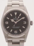 Rolex Explorer I B&P Ref. 114270 watch, silver