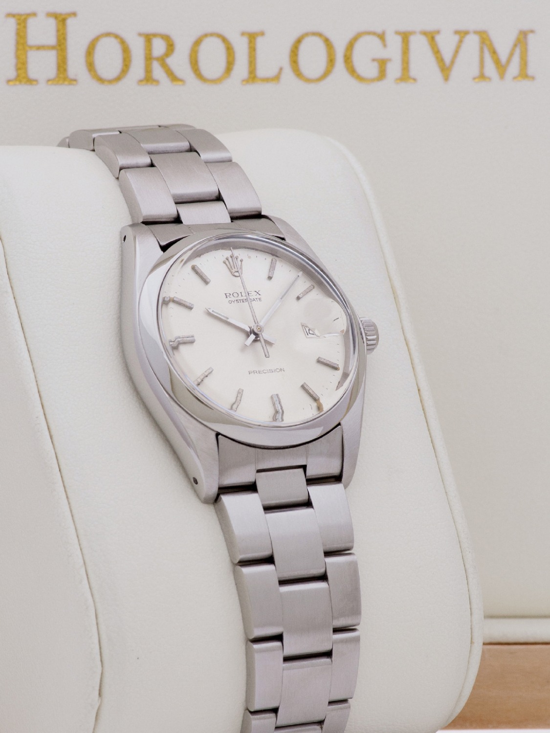 Rolex Precision Date 36MM Ref. 6694 watch, silver