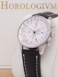 Breitling Navitimer World “Silver Dial” 46MM watch, silver