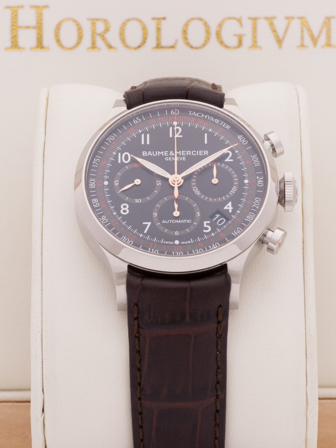 Baume & Mercier Capeland 44MM watch, silver