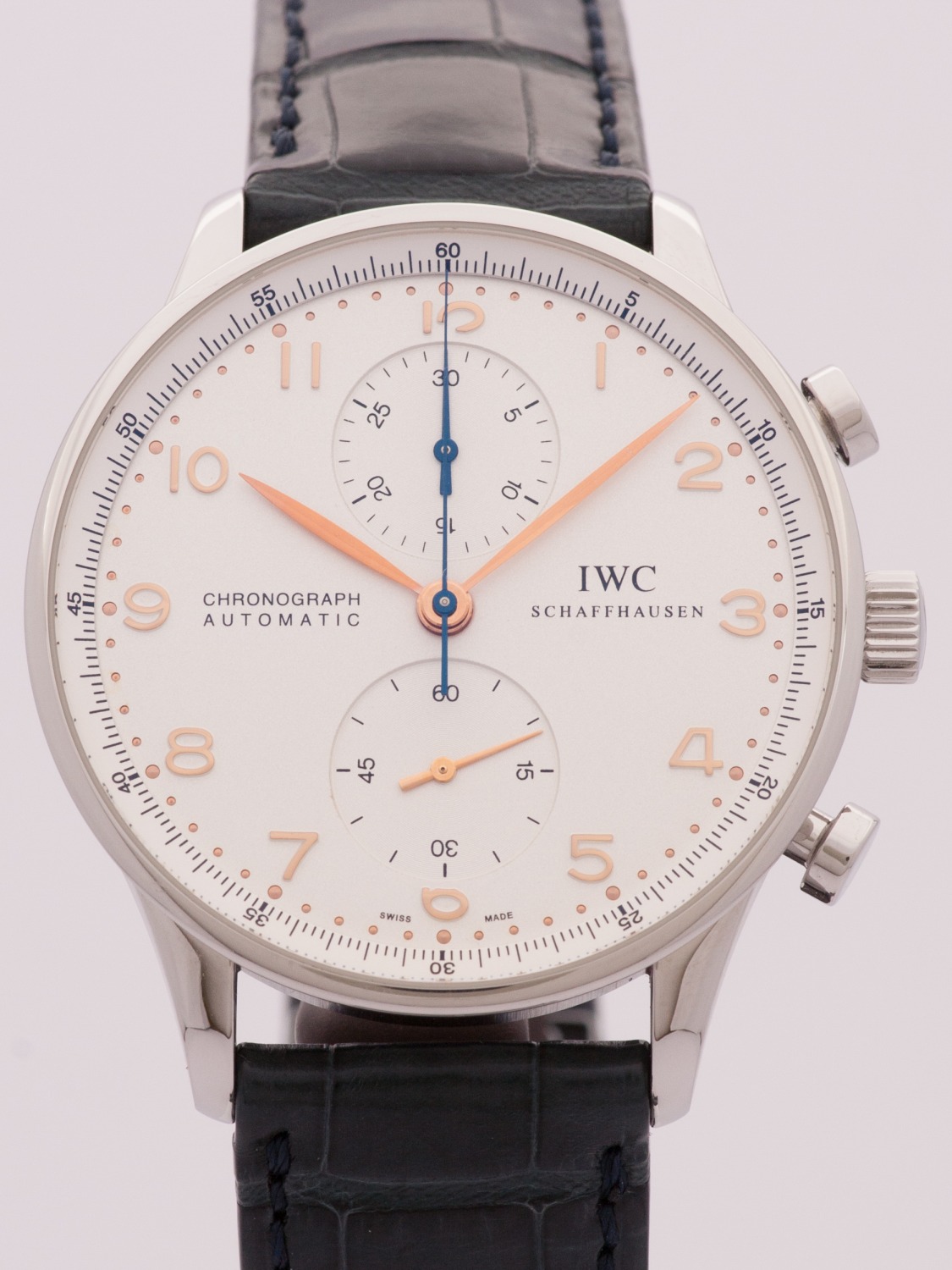 IWC PORTUGIESER CHRONOGRAPH 41MM watch, silver