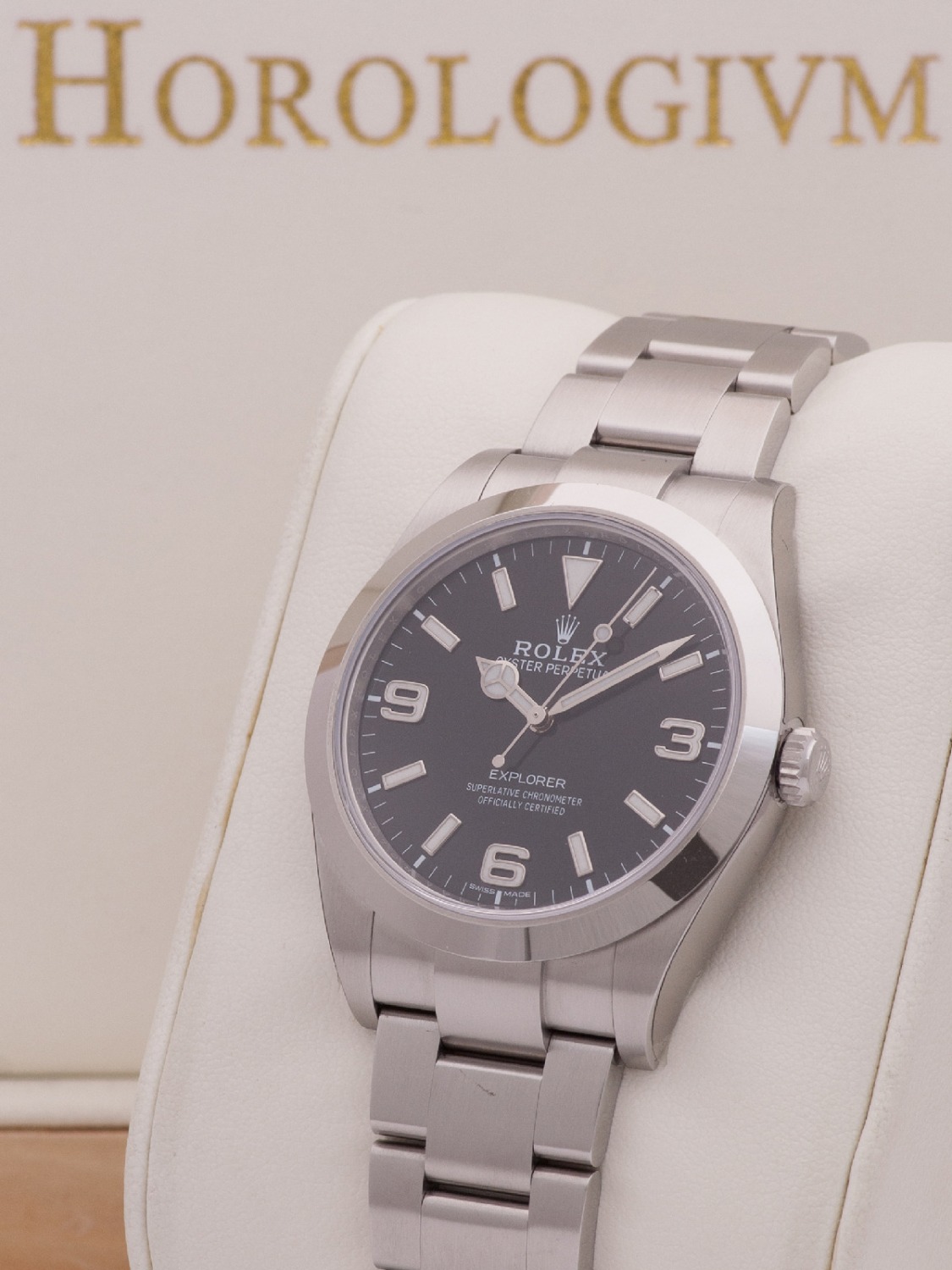 Rolex Explorer I – 39MM watch, silver