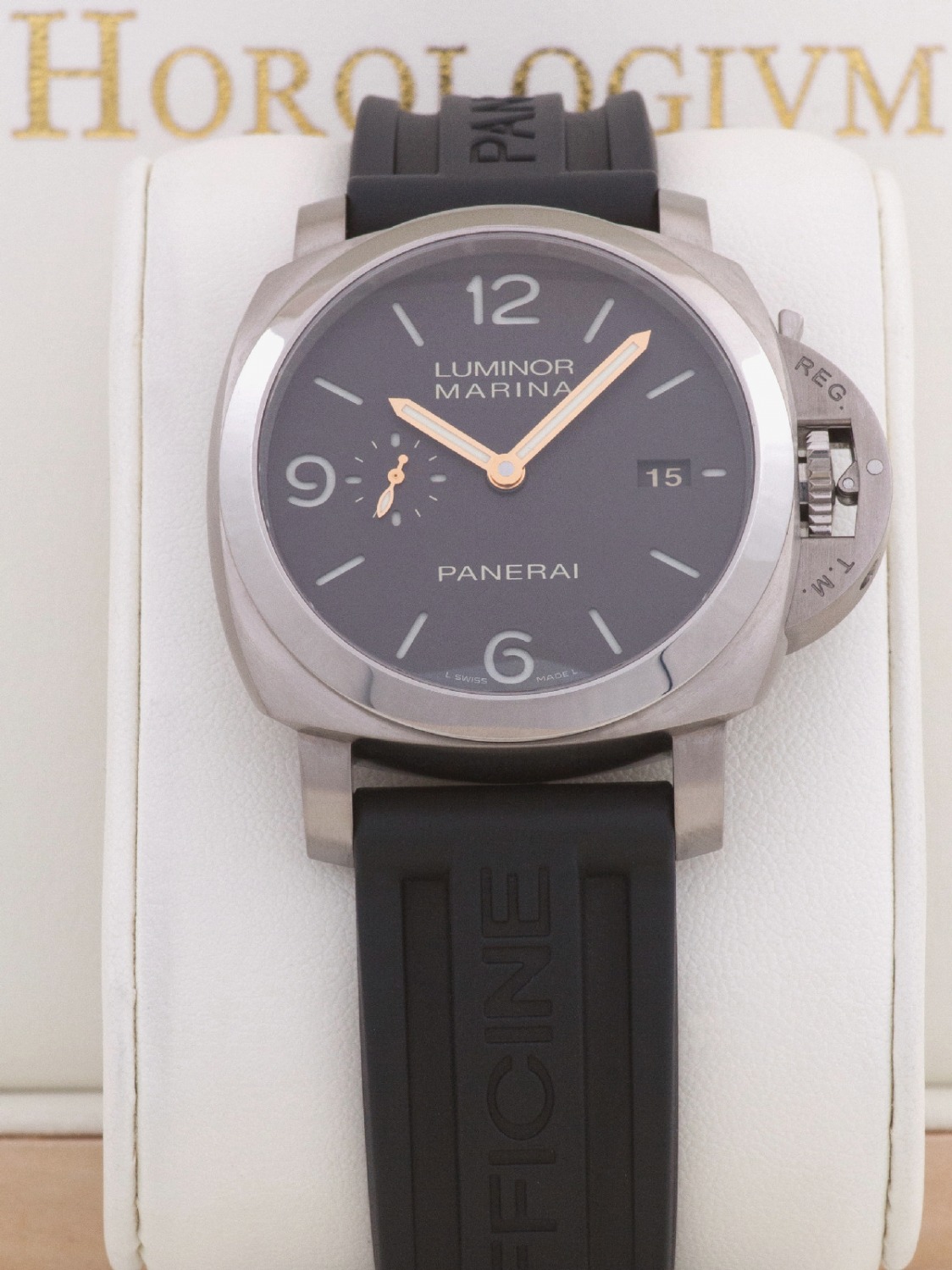 Panerai Luminor 1950 3 Days Automatic Titan PAM00352 watch, silver