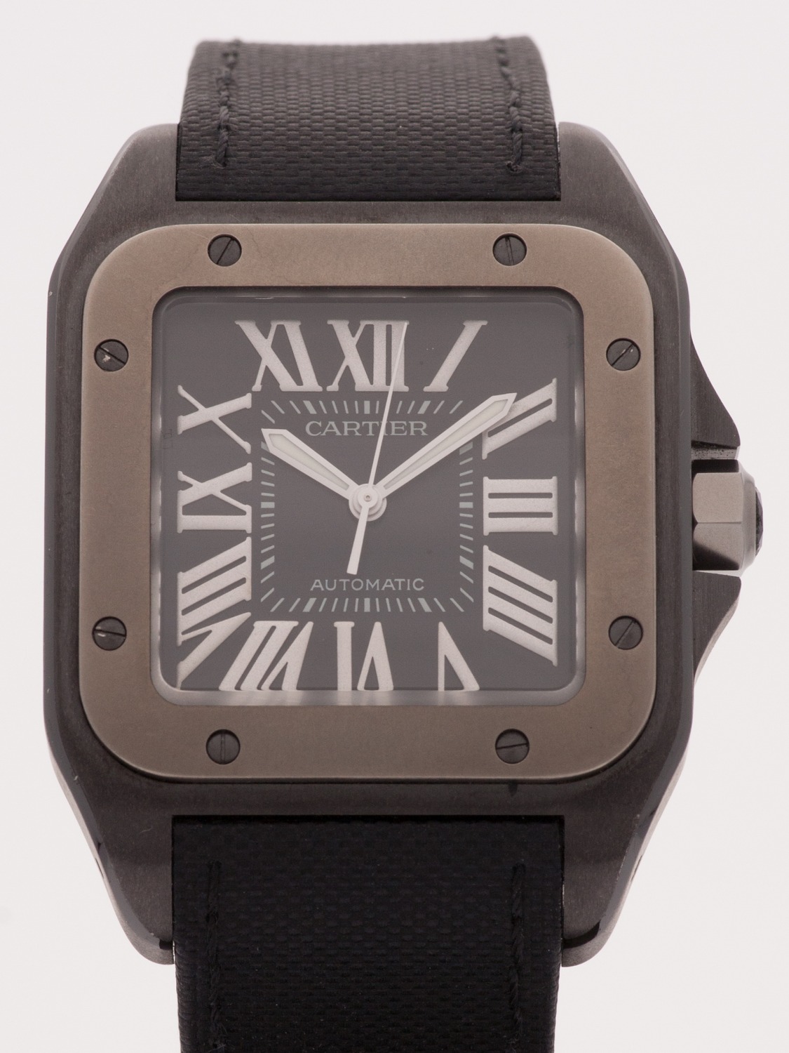 Cartier Santos 100 XL watch, matte black