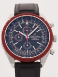 Breitling Chrono-Matic 1461 Limited 500 pcs. watch, silver (case) and red (bezel)
