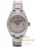 Rolex Datejust 28MM Silver Dial watch, silver
