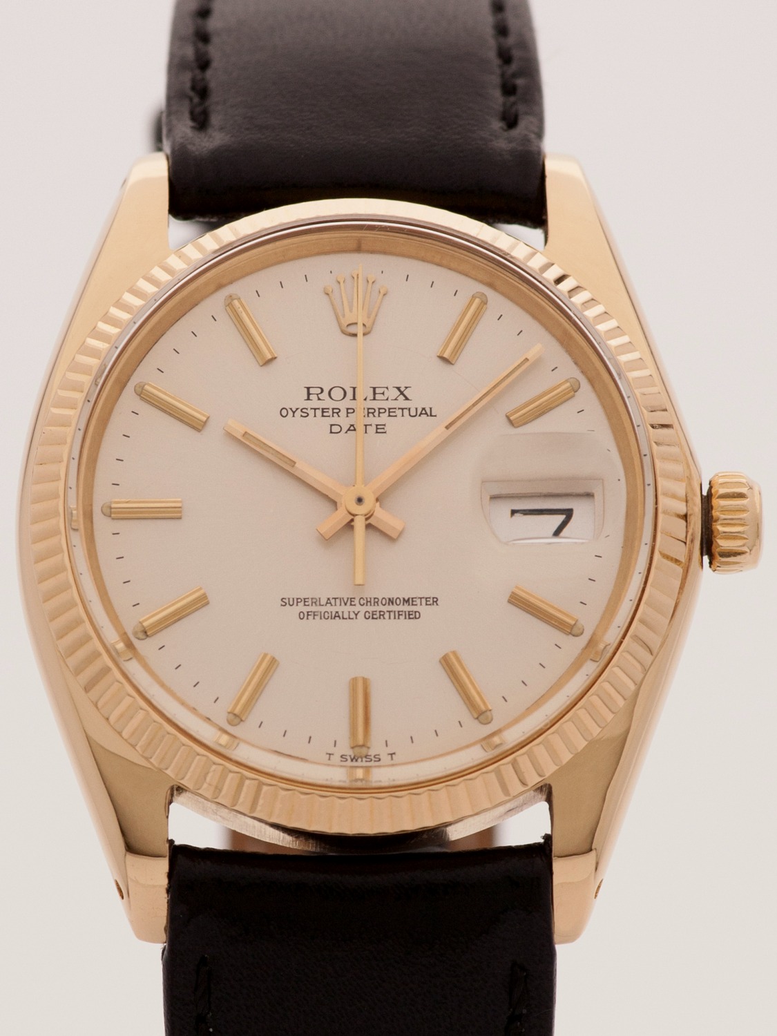Rolex Date 34MM Ref. 1503 YG watch, yellow gold