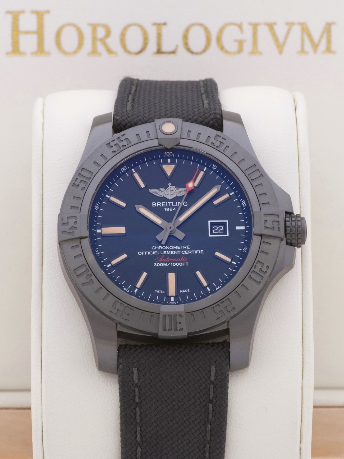 Breitling Avenger Blakbird 48MM Titanium PVD watch, matte black
