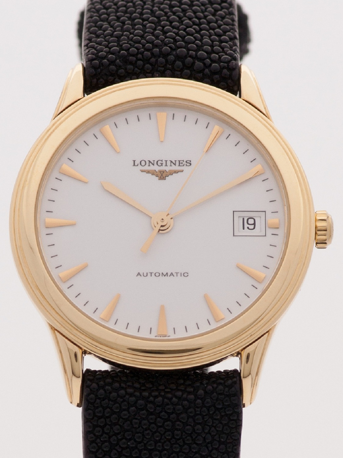 Longines Flagship L4.774.6 YG watch, yellow gold