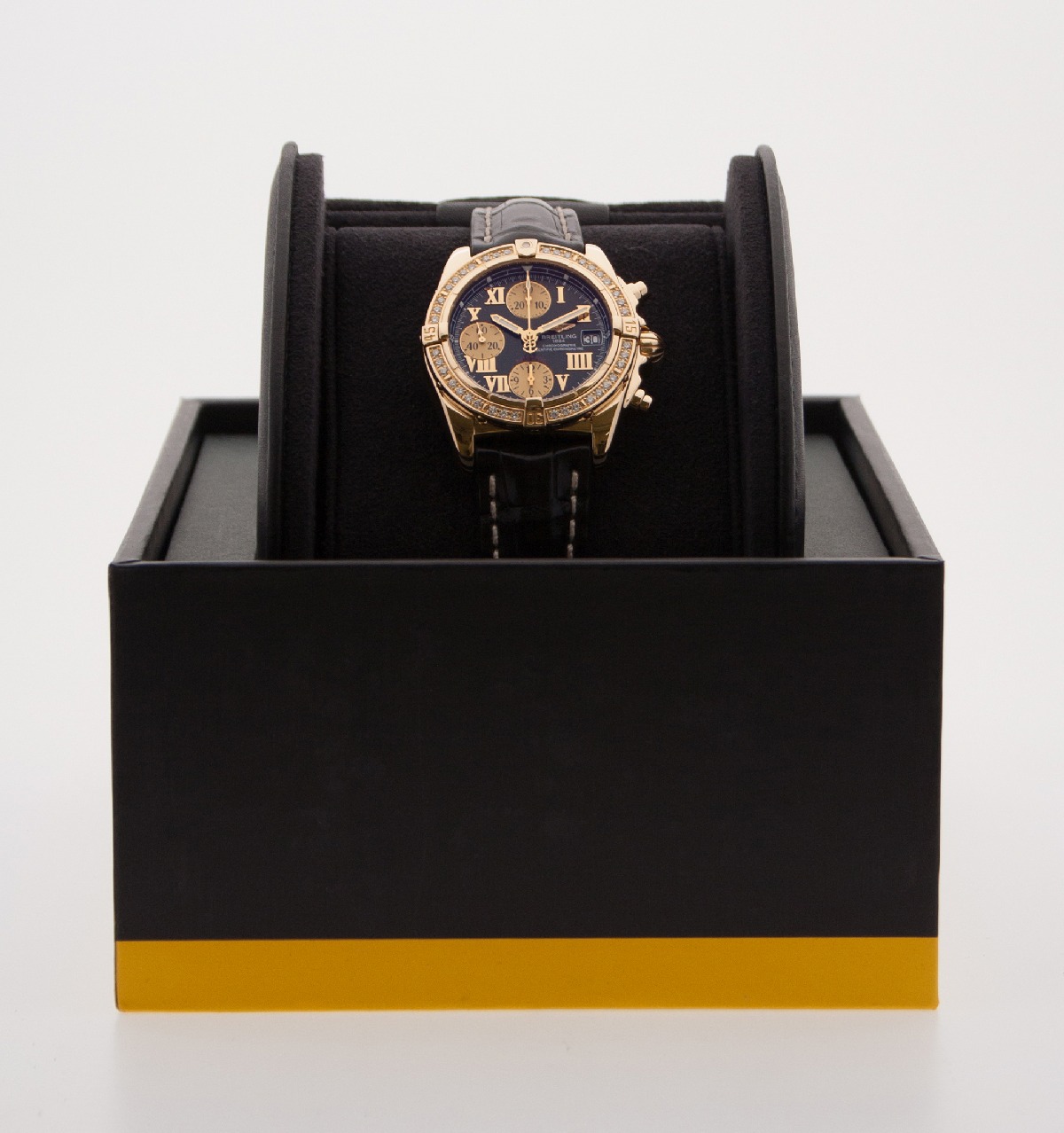 Breitling Chrono Cockpit with Diamonds watch, yellow gold