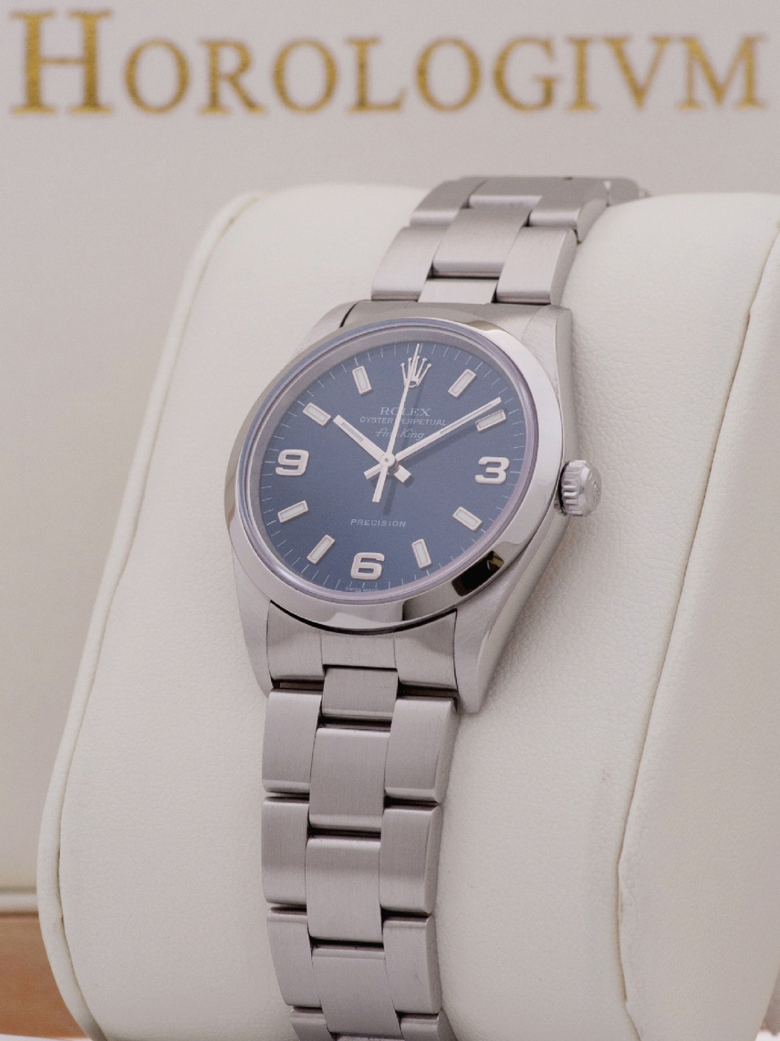 Rolex Air King ref. 14000 M 34MM watch, silver