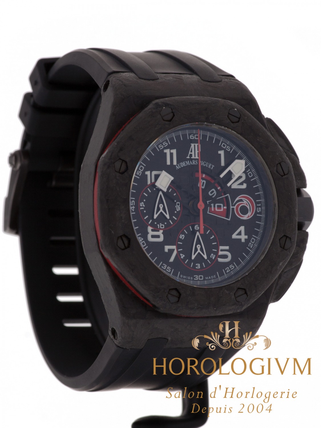 Audemars Piguet Royal Oak Offshore Carbon Alinghi Team Limited 1300 pcs watch, matte black
