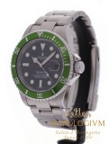 Rolex Submariner Date 50th Anniversary 16610LV watch, silver (case) and green (bezel)