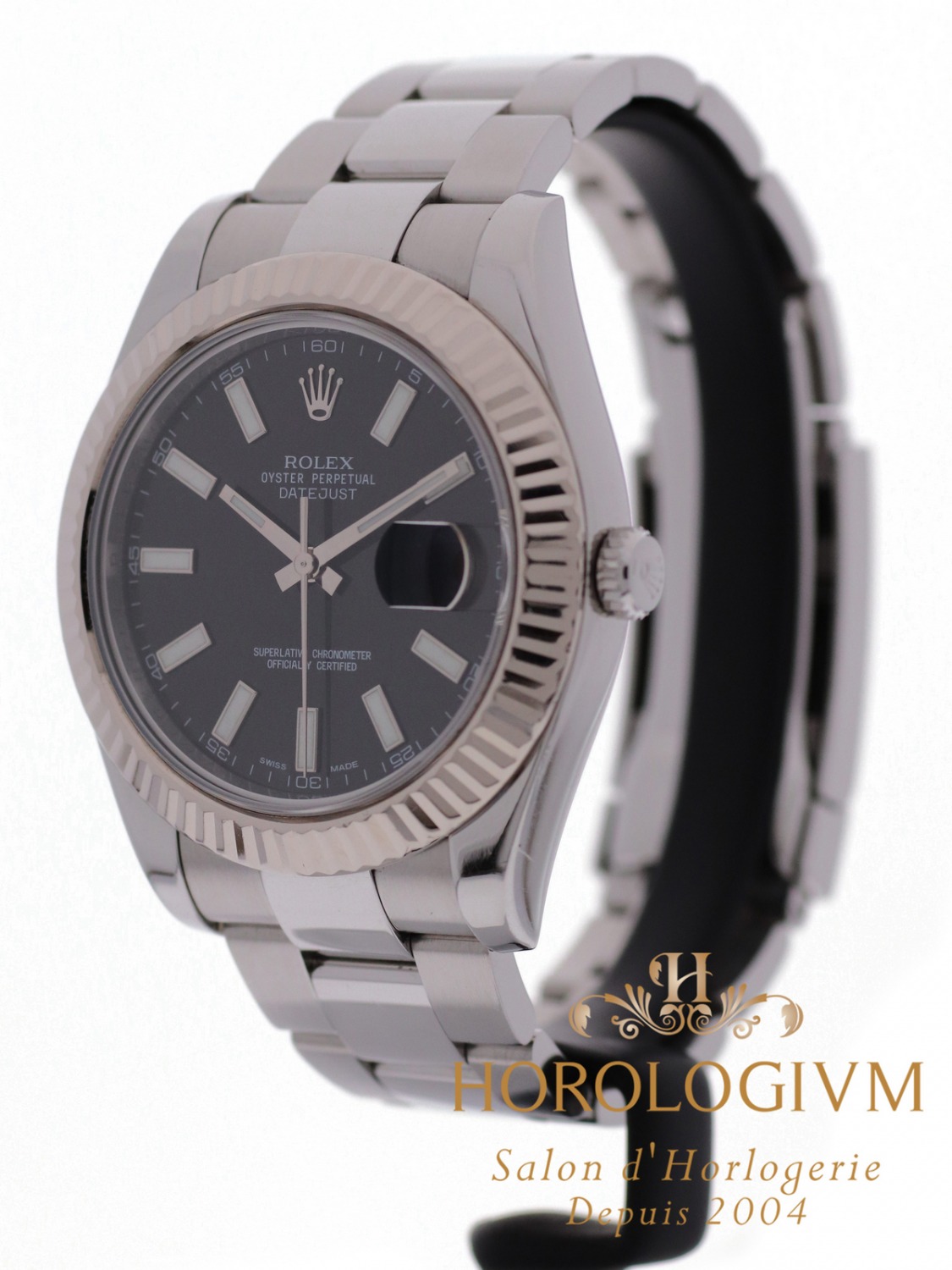 Rolex Datejust II Ref. 116334 watch, silver