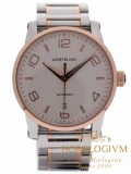 Montblanc Timewalker Two-Tone 39MM watch, two-tone (bi-colored) silver and rose gold