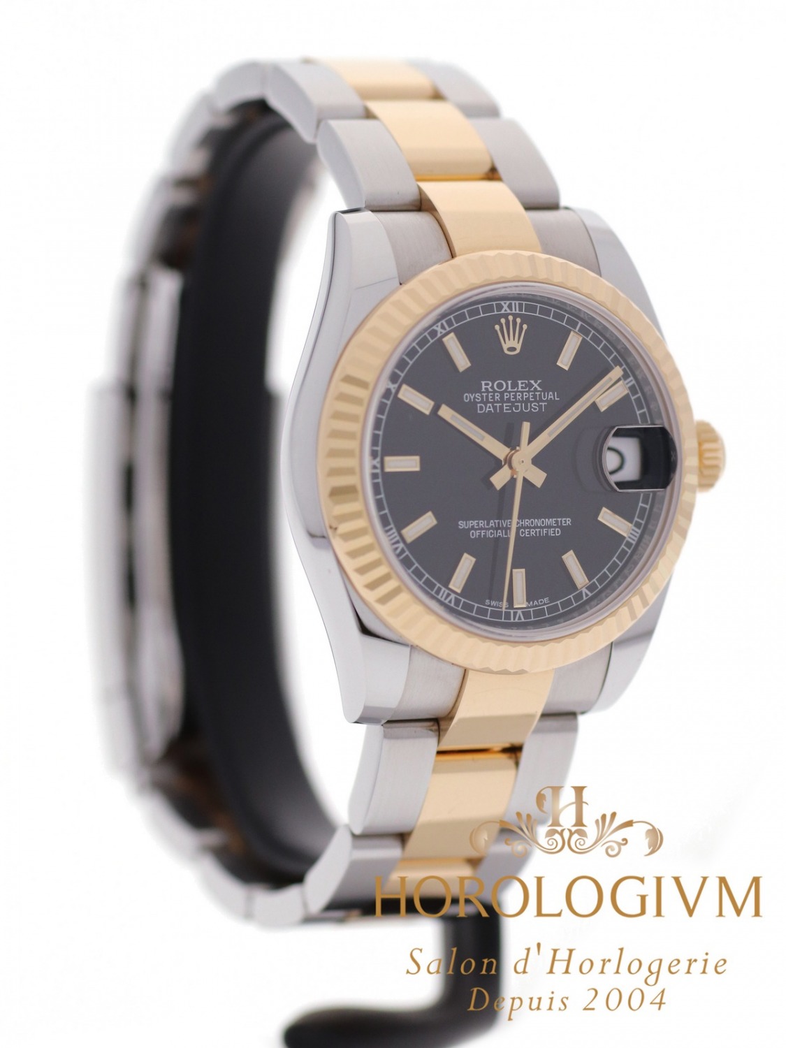 Rolex Datejust TWO-TONE 31MM Ref. 178273 watch, two-tone (bi-colored) silver and yellow gold