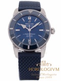 Breitling Superocean Heritage II B20 46 MM watch, silver (case) and blue (bezel)