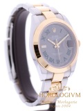 Rolex Datejust II Two-Tone 41 MM “Wimbledon Dial” two-tone (bi-colored) yellow gold and silver