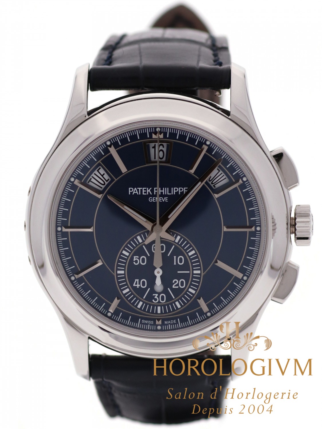 Patek Philippe Annual Calendar Chronograph Ref. 5905P-001 watch, silver